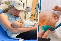 Žena sdílela šokující video svého novorozeněte: Přestože se chlapeček dusil, nechtěli jej přijmout do nemocnice