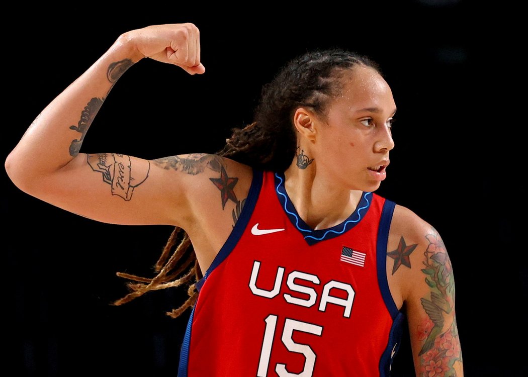 Americká basketbalistka Brittney Grinerová