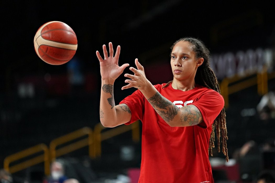 Americká basketbalistka a dvojnásobná olympijská šampionka Brittney Grinerová