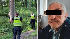 Šťastný konec pátrání: Policisté našli Františka (85), který odešel z domu s pečovatelskou službou