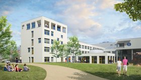 Za miliardu se v Brně staví dvě budovy pro onkologické pacienty.