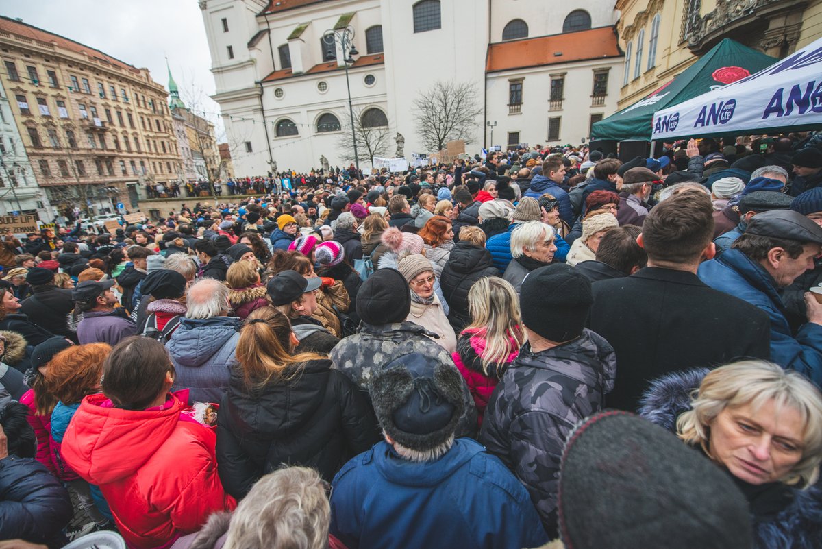 Setkání Andreje Babiše s občany v Brně