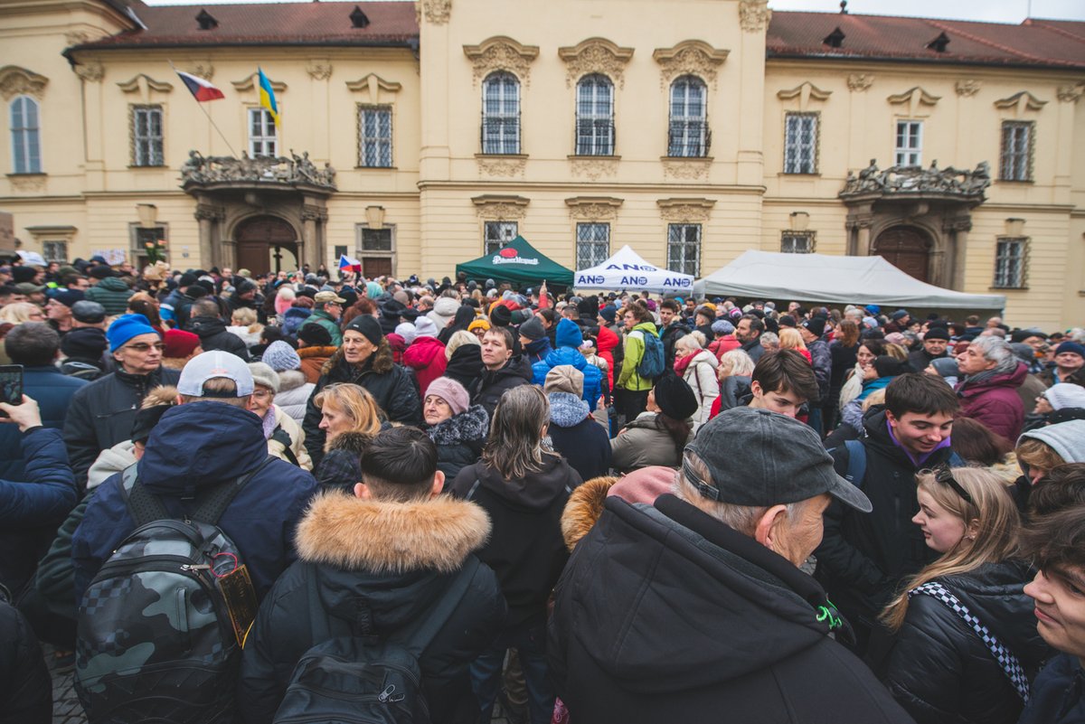 Setkání Andreje Babiše s občany v Brně