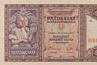 Třímilionová padesátikoruna: V Brně vydražili vzácnou bankovku