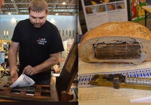 V Brně se tiskne středověká Bible. K vidění je i kniha tajně zapečená v chlebu.