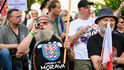 Stovky lidí v Brně demonstrovaly proti Pouti smíření se Sudetskými Němci Stovky lidí v Brně demonstrovaly proti Pouti smíření se Sudetskými Němci