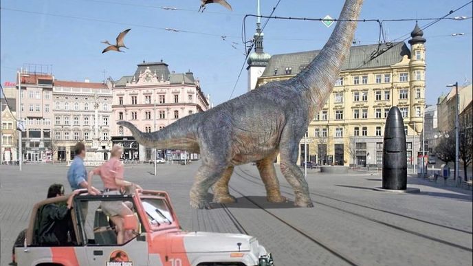 V Brně můžete pozorovat dinosaury... V Brně můžete pozorovat dinosaury...