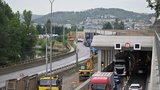 V Brně otevřeli silniční galerii: "Děravý" tunel projedete zatím jen jedním směrem
