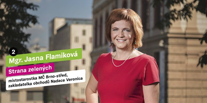Jasna Flamiková je lídryní Strany zelených v Brně