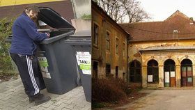 Bývalá střelnice v Brně-Pisárkách, která má sloužit během koronavirové krize jako shromaždiště bezdomovců.