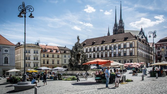 BRNO. Zelný trh v Brně se v pondělí 4. května naplno otevřel kupujícím.