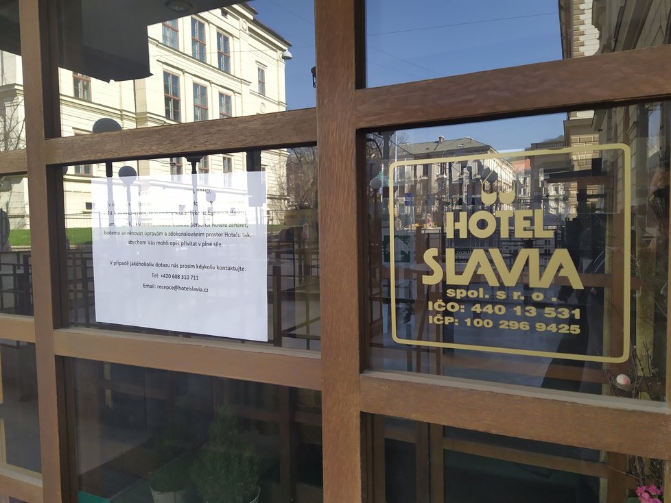 Hotel Slavia v Brně zkrachoval.