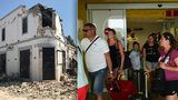 „Lidé brečeli, hotel se třásl.“ Část Čechů se po hororu v Řecku vrátila domů
