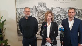 Primátorka Markéta Vaňková oznamuje rysy koalice, která povládne Brnu (13.10.2022)