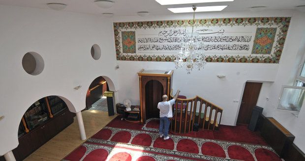 Muslimská modlitebna v Brně, ilustrační foto.