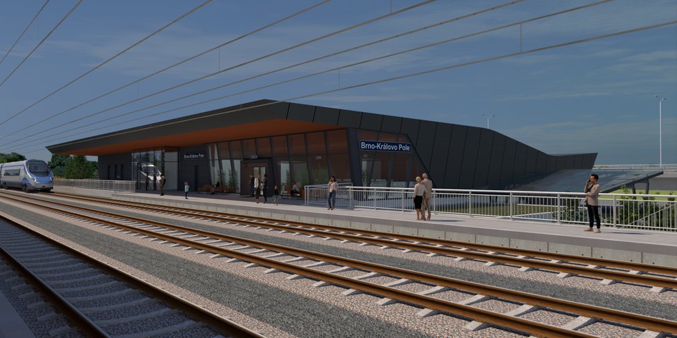 Tak má vypadat nádraží v Králově Poli na konci roku 2025.