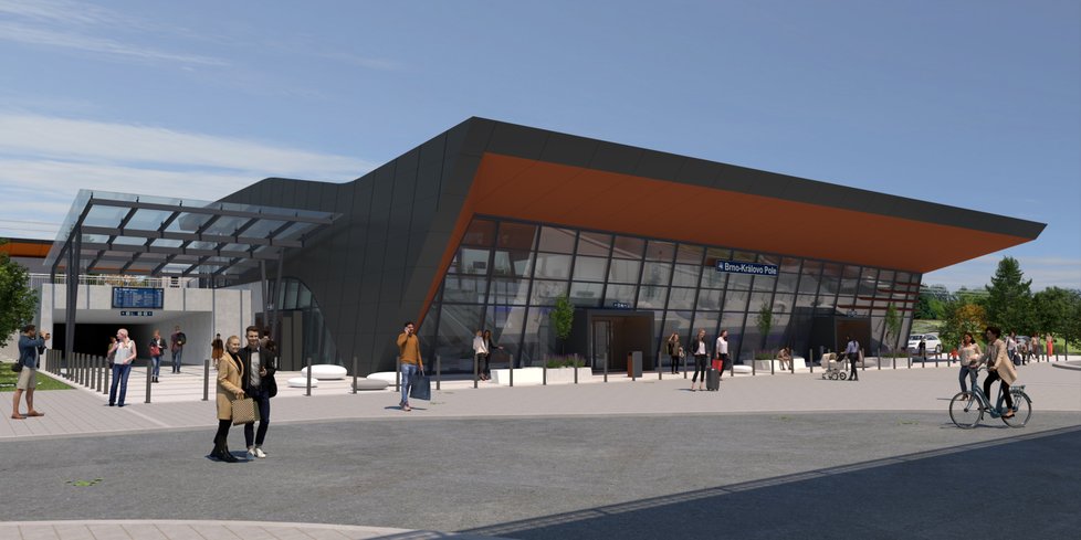 Tak má vypadat nádraží v Králově Poli na konci roku 2025.