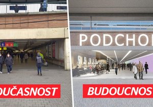 Brno chce zvelebit podchod pod hlavním nádražím.