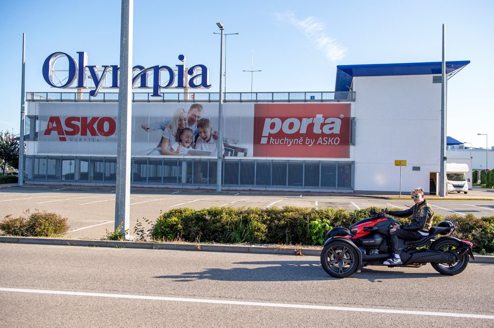 Obchodní centrum Olympia v Brně, kde bude stát Primark.