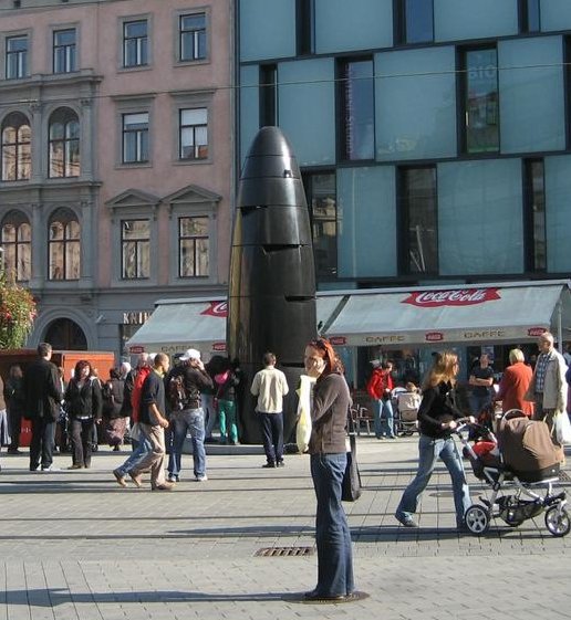 Orloj na brněnském náměstí Svobody.
