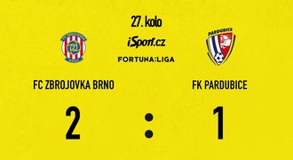 SESTŘIH: Brno - Pardubice 2:1. Vítězný debut pro Haška zařídil Řezníček