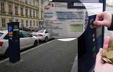 Budete parkovat v Brně? Připravte si půl kila dvacetikorun! Automaty neberou bankovky ani karty
