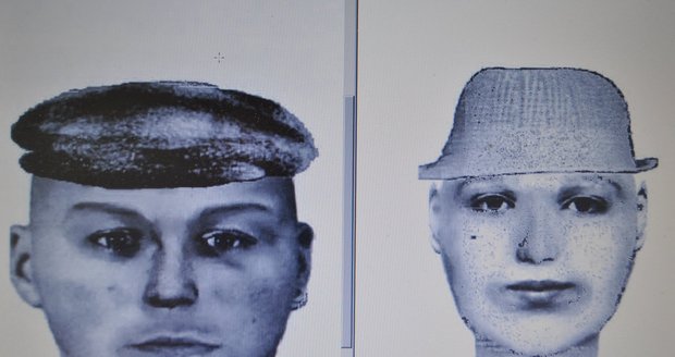 Policejní portréty podvodníků, kteří brněnského důchodce okradli o více než 200 tisíc korun.