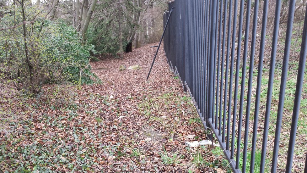 Studentku Katku (†24) zavraždil její bývalý přítel (23) v arboretu brněnské Mendelovy univerzity. Na snímku malý pomníček u vchodu do arboreta.