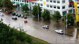 Brno pod vodou: Jihomoravskou metropoli ochromily přívalové deště