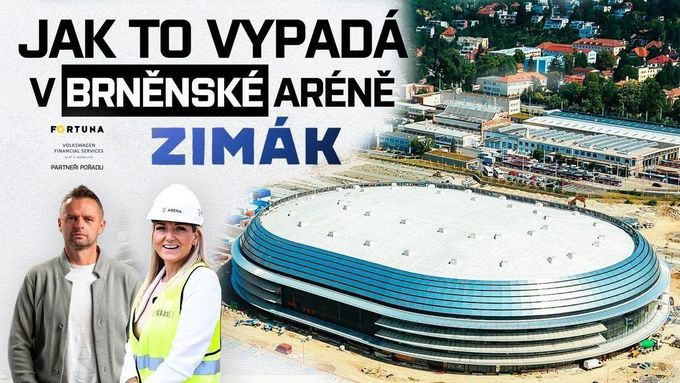 Prohlídka nové brněnské arény. První záběry z kabiny Komety, pohled do skyboxu Prohlídka nové brněnské arény. První záběry z kabiny Komety, pohled do skyboxu
