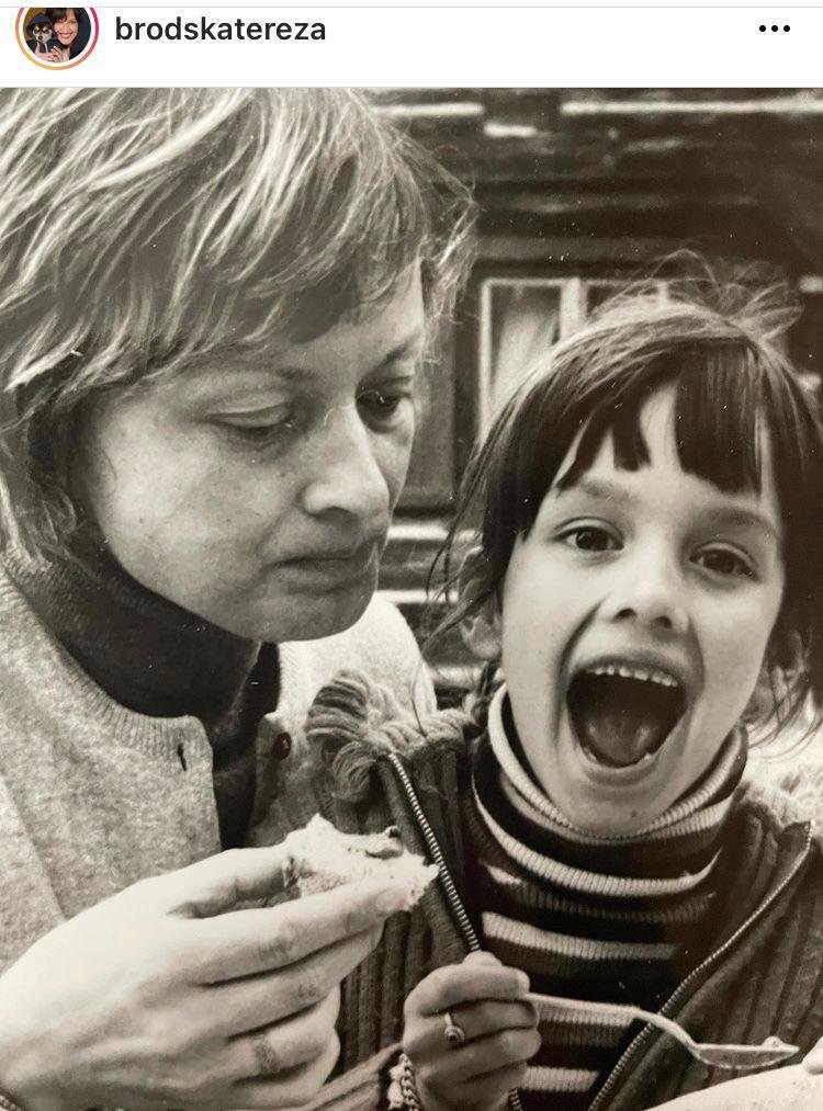 Tereza Brodská s maminkou 