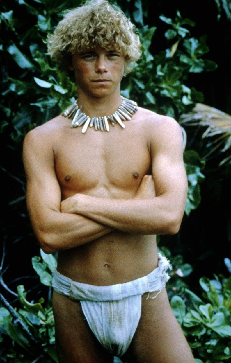 Christopher Atkins ve filmu Modrá laguna