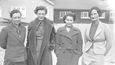 Gwenda Stewart, Doreen Evans, Kay Petre, Elsie Wisdom (září, 1935).