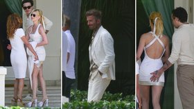 Dění po svatbě Brooklyna Beckhama: Ženichova ruka šmátralka a rozesmátý David!
