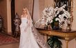 Šaty nevěsty Nicol Pelzové z dílny módní značky Valentino