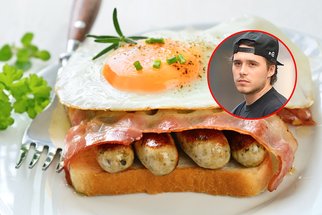 Rychlé toastové snídaně podle Brooklyna Beckhama