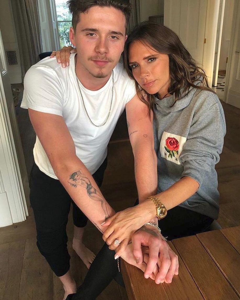 Brooklyn Beckham s matkou Victorií