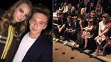 Beckhamovi na prestižní přehlídce: Hvězdou události byl teprve šestnáctiletý Brooklyn