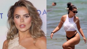 Modelka Brooks Naderová na pláži v Miami: Miss mokré tričko!