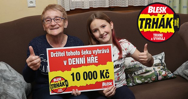 Jaroslava Brožová vyhrála v Denní hře Blesku 100 tisíc korun!