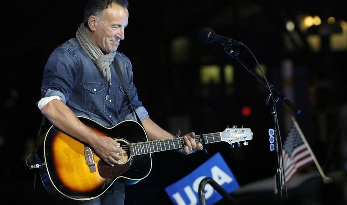 Mezi hvězdy kytarové scény patří i Bruce Springsteen.