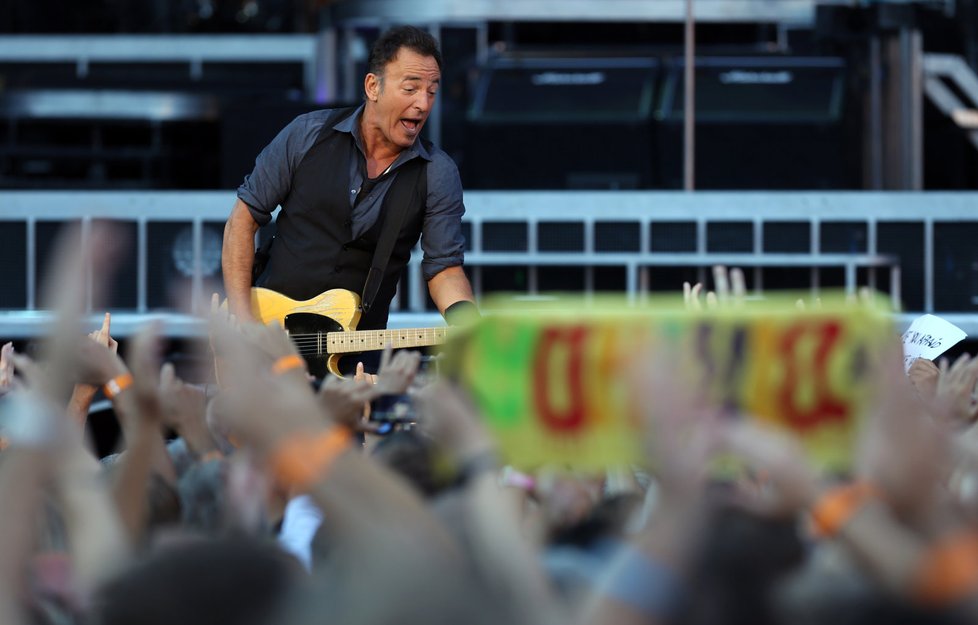 Bruce Springsteen zahrál v pražském Edenu