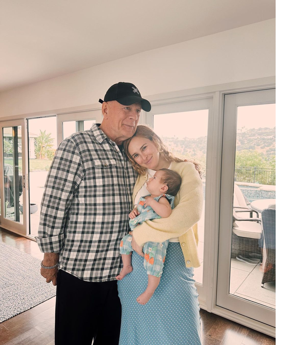 Bruce Willis s dcerou a vnučkou