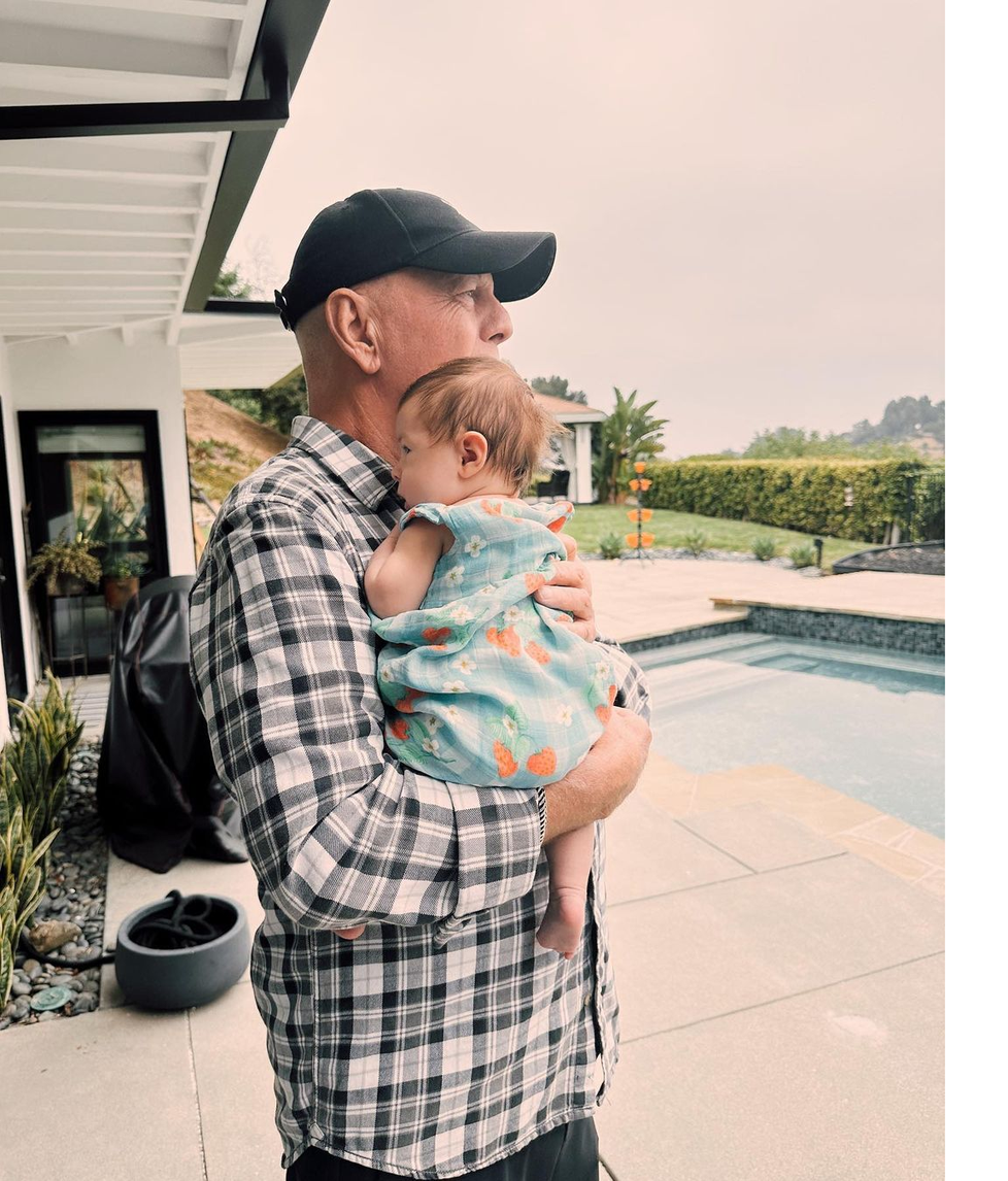 Bruce Willis a jeho vnučka Louetta