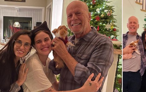 Bruce Willis tráví chvíle s rodinou