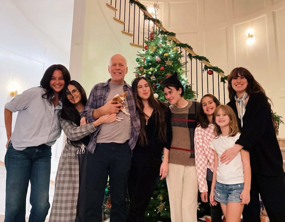 Bruce Willis tráví chvíle s rodinou