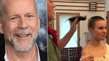 Následky rodinné karantény: Bruce Willis vzal dceři hlavu dohola!