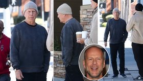 Akční herec Bruce Willis poprvé na veřejnosti po oznámení své nemoci demence.