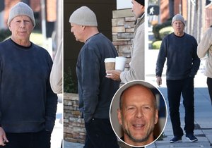 Akční herec Bruce Willis poprvé na veřejnosti po oznámení své nemoci demence.