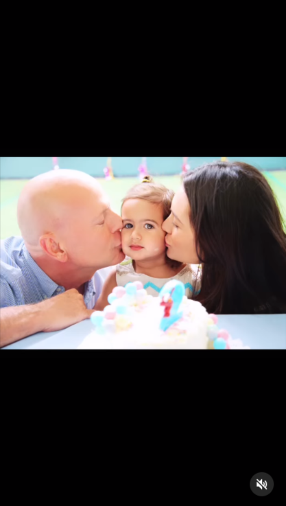 Narozeninové video dcery Mabel s tatínkem Brucem Willisem